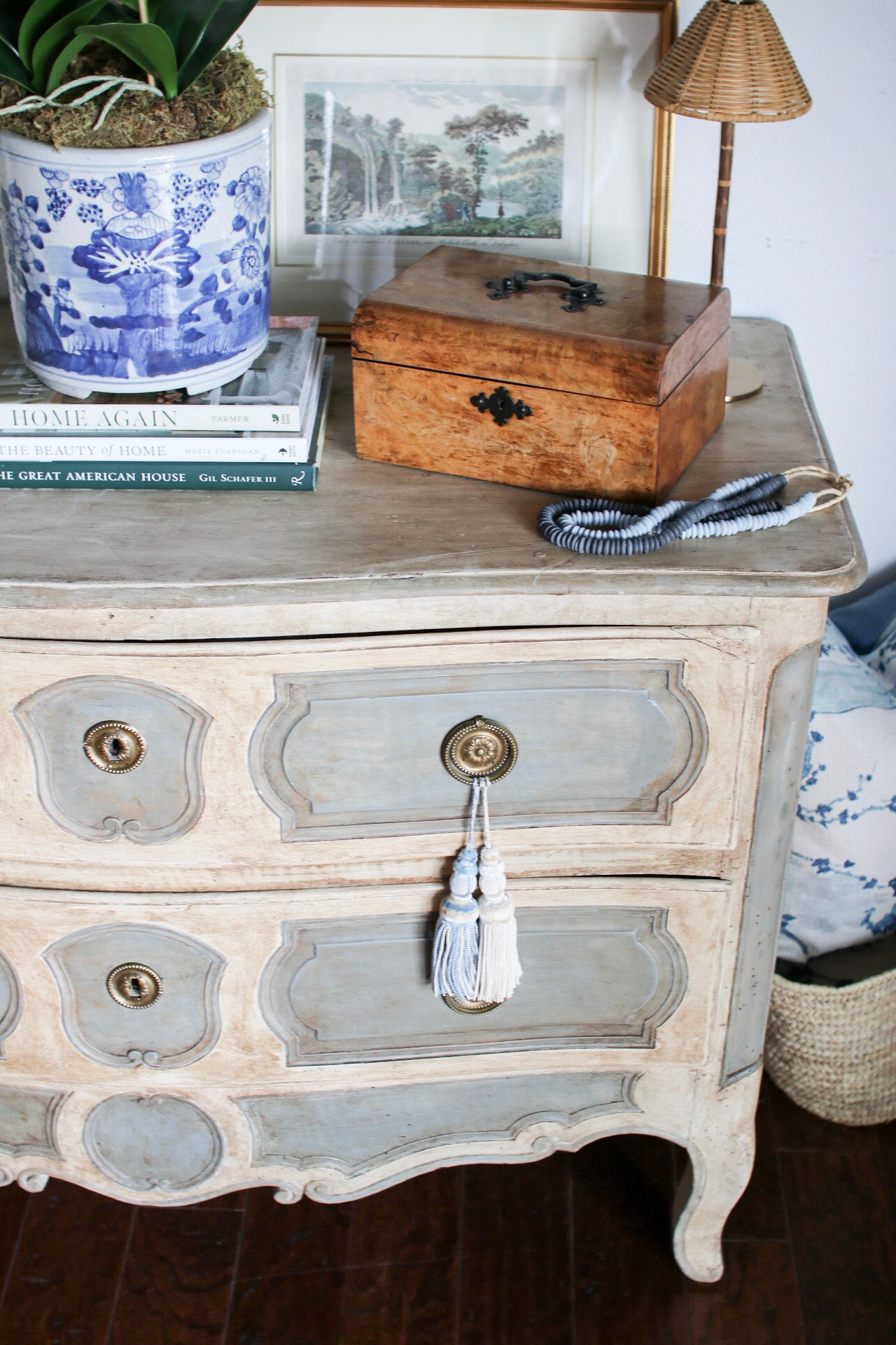 French Painted Regence Commode