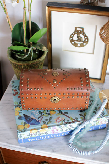 English Leather Stationery Box