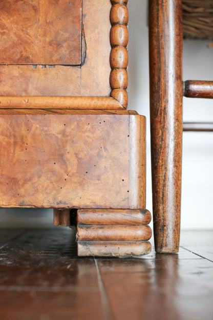 French Louis Phillipe Commode with Bobbin Detailing