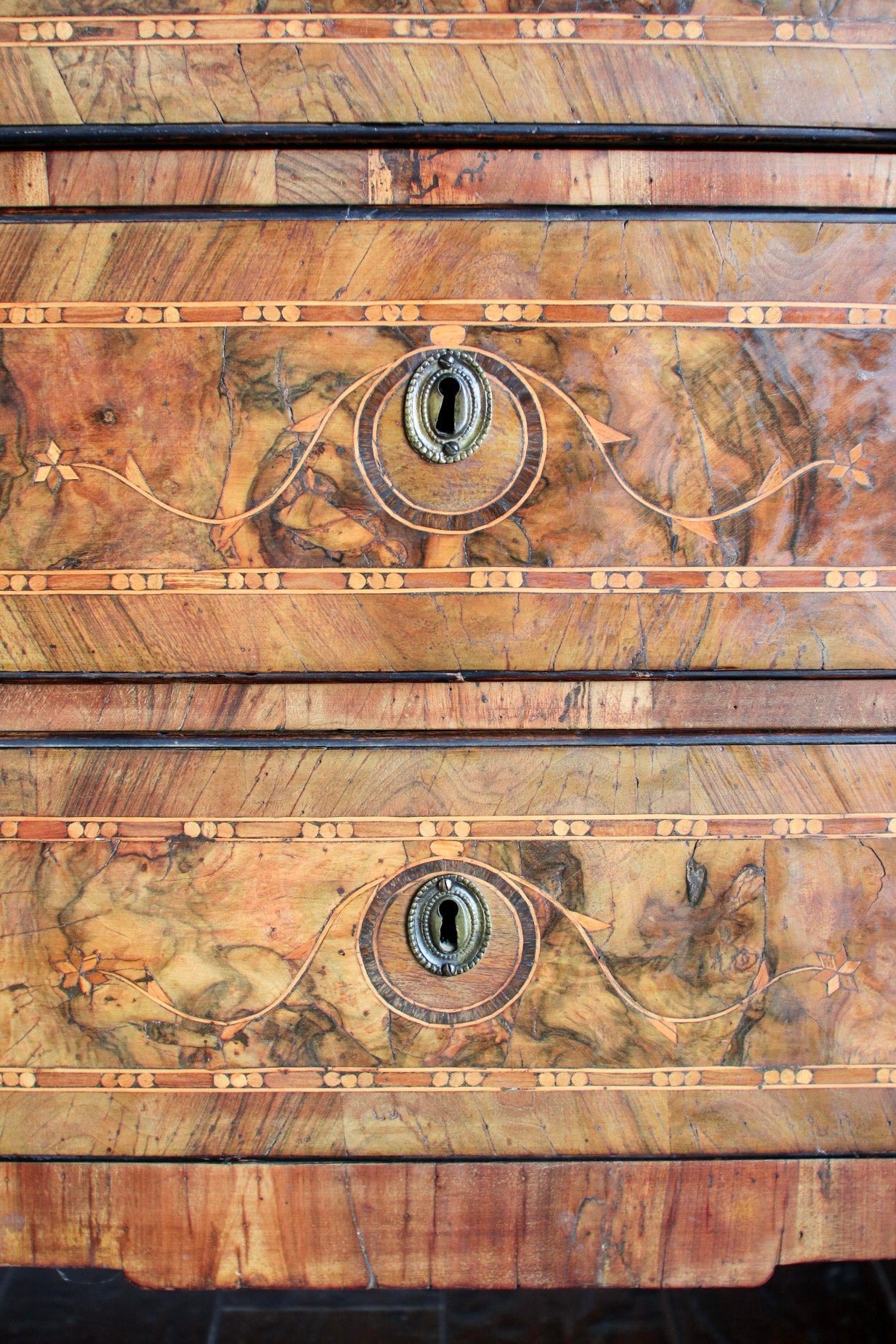 Italian Inlay Commode
