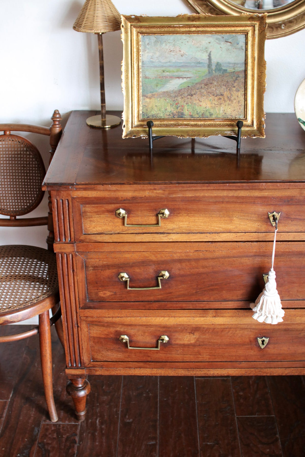 Antique French Louis XVI Walnut Commode