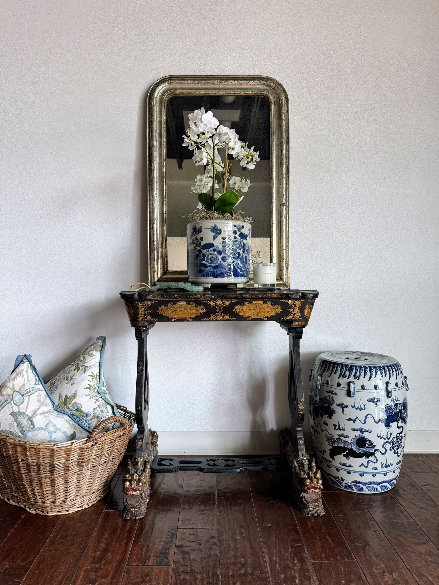 Antique Cantonese Sewing Table