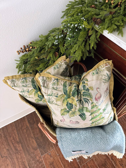 Custom Pillow: 18x18 Made in the UK Palms