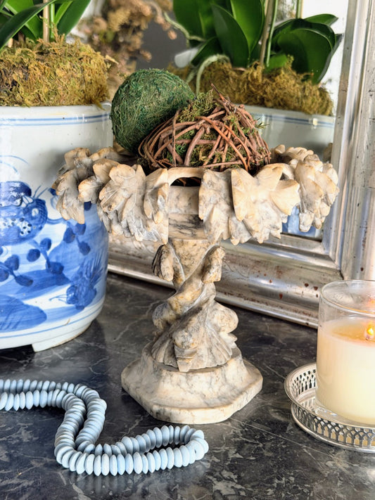 Antique Alabaster Tazza