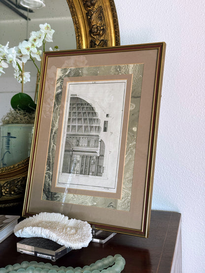 Framed Architectural Print