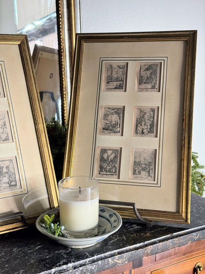 Pair of Small French Prints