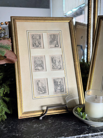 Pair of Small French Prints