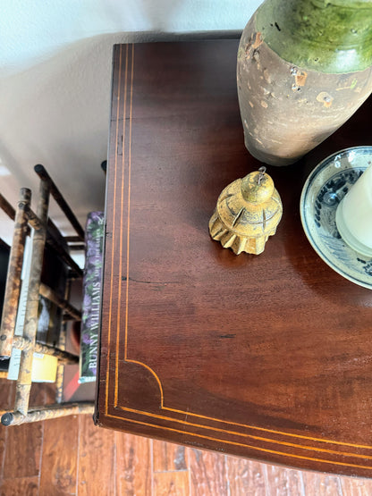 English Mahogany Bowfront with Inlay