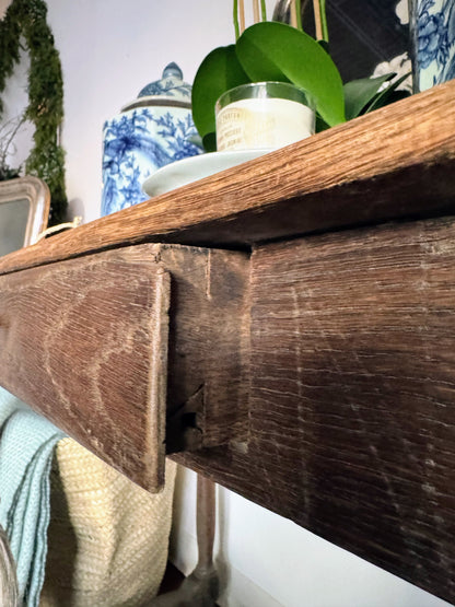 Antique Bleached French Side Table