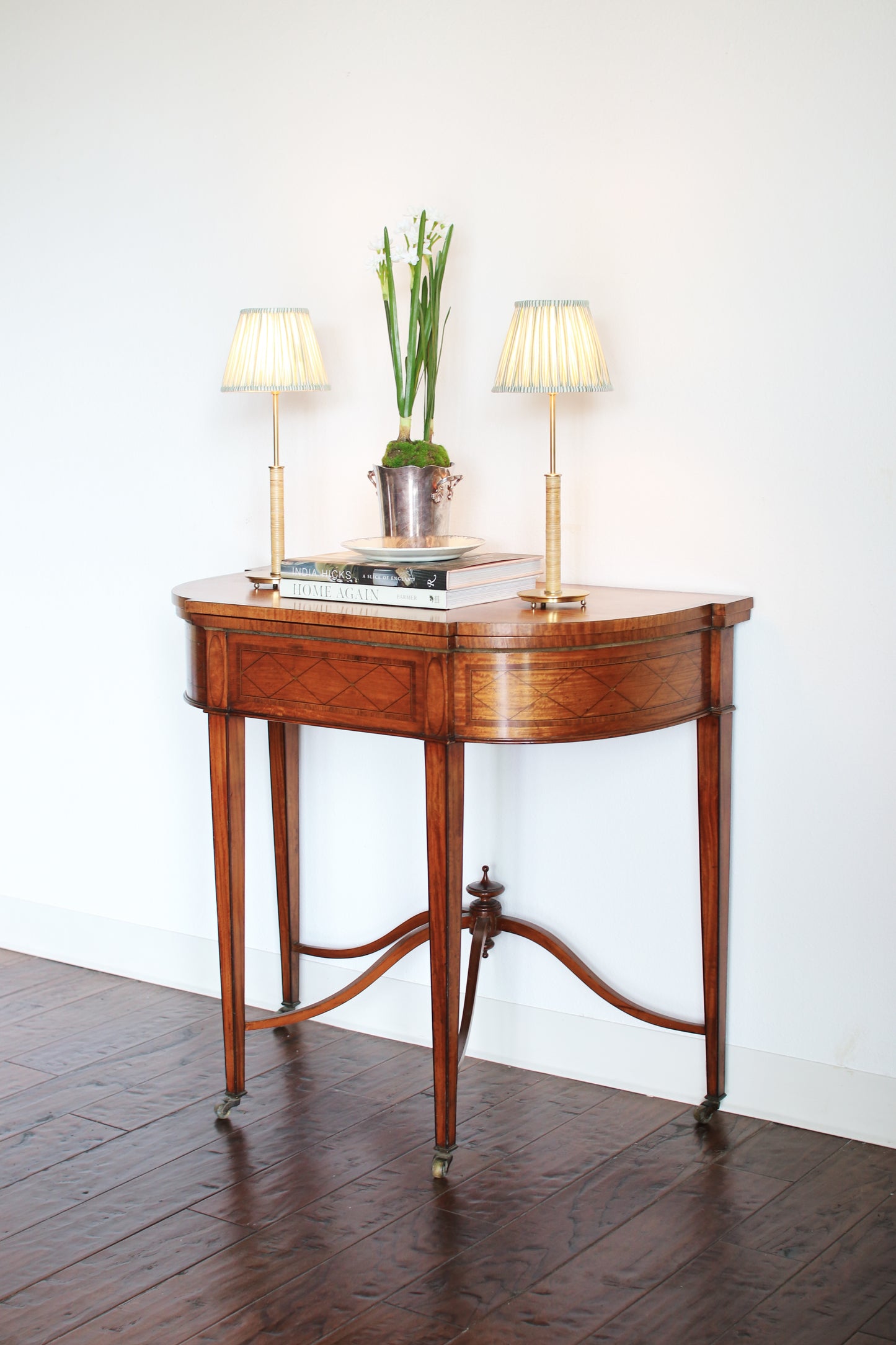 Antique English Flip Top Card Table