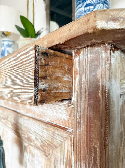 Bleached White Washed French Buffet