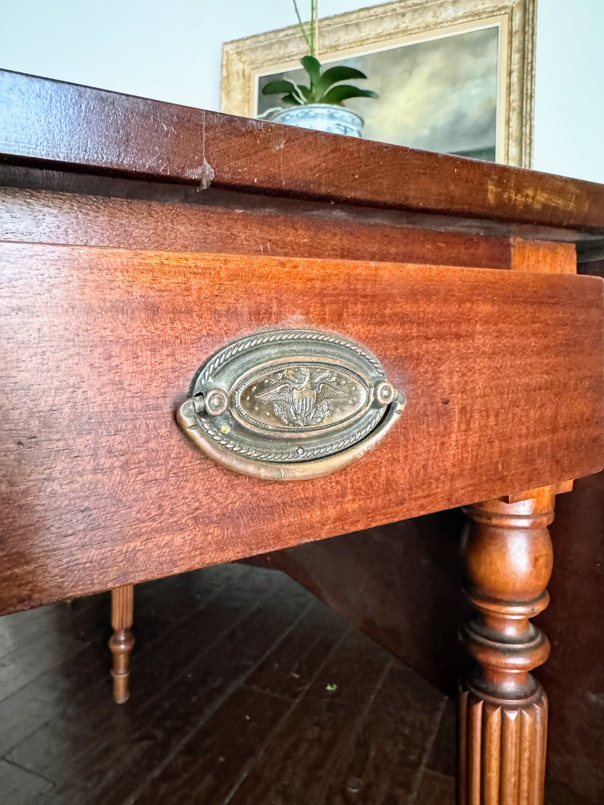 Antique American Drop Leaf Table
