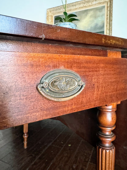 Antique American Drop Leaf Table