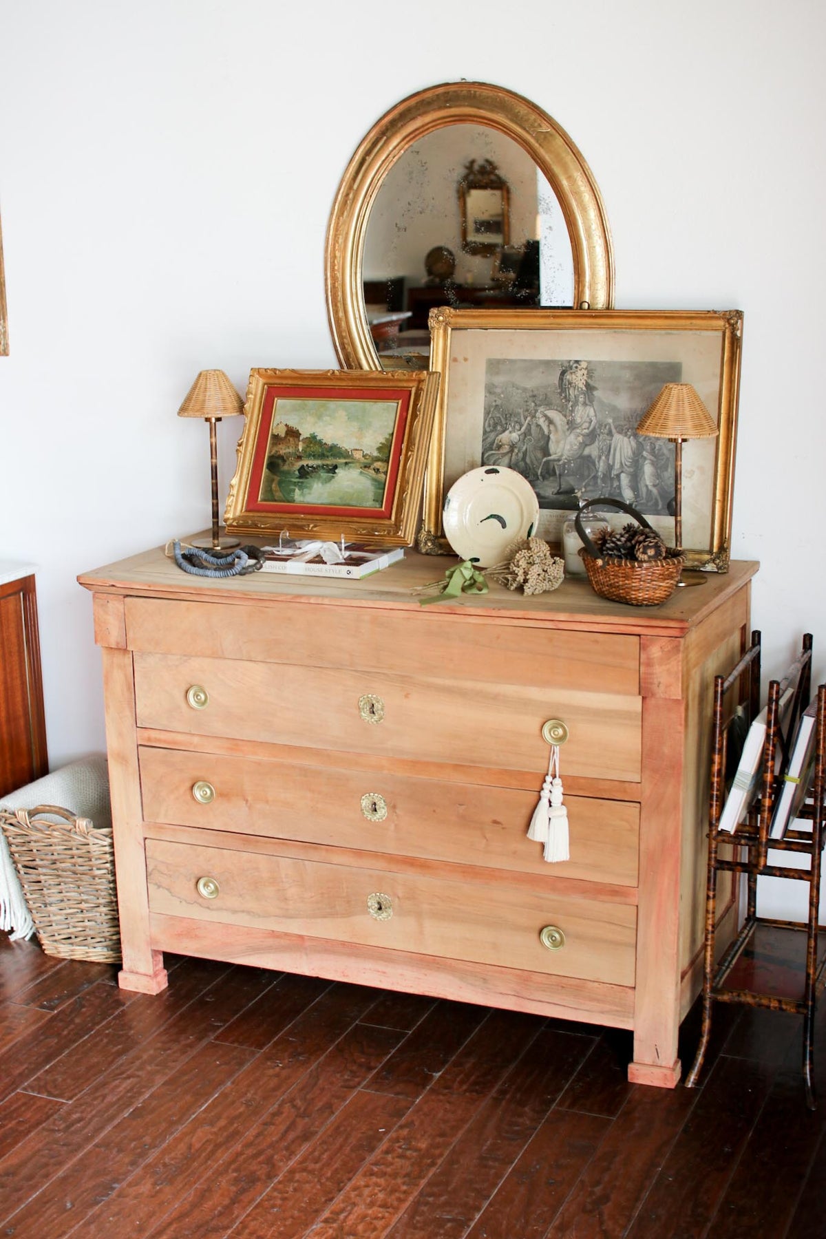French Empire Bleached Commode