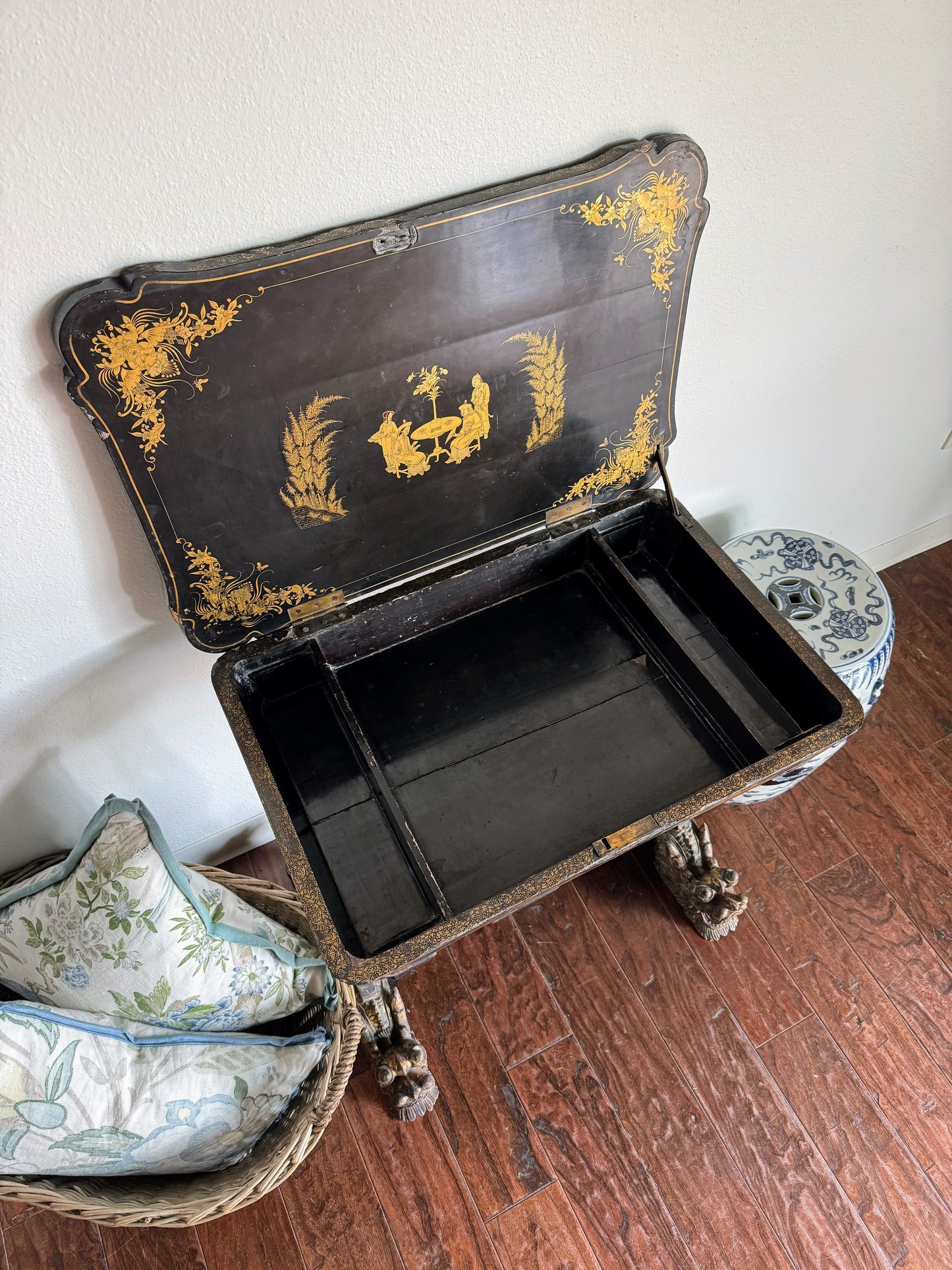 Antique Cantonese Sewing Table