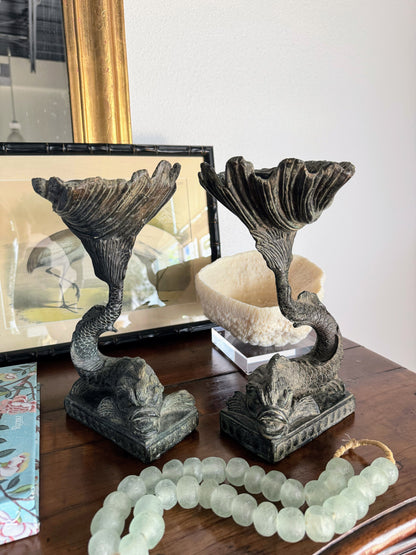 Pair of Vintage French Koi Fish