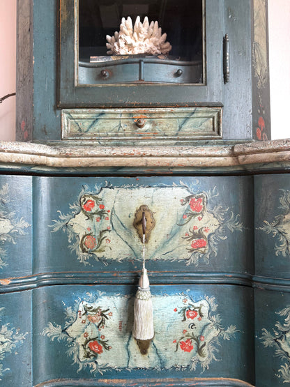 Antique Painted Austrian Alpine Commode