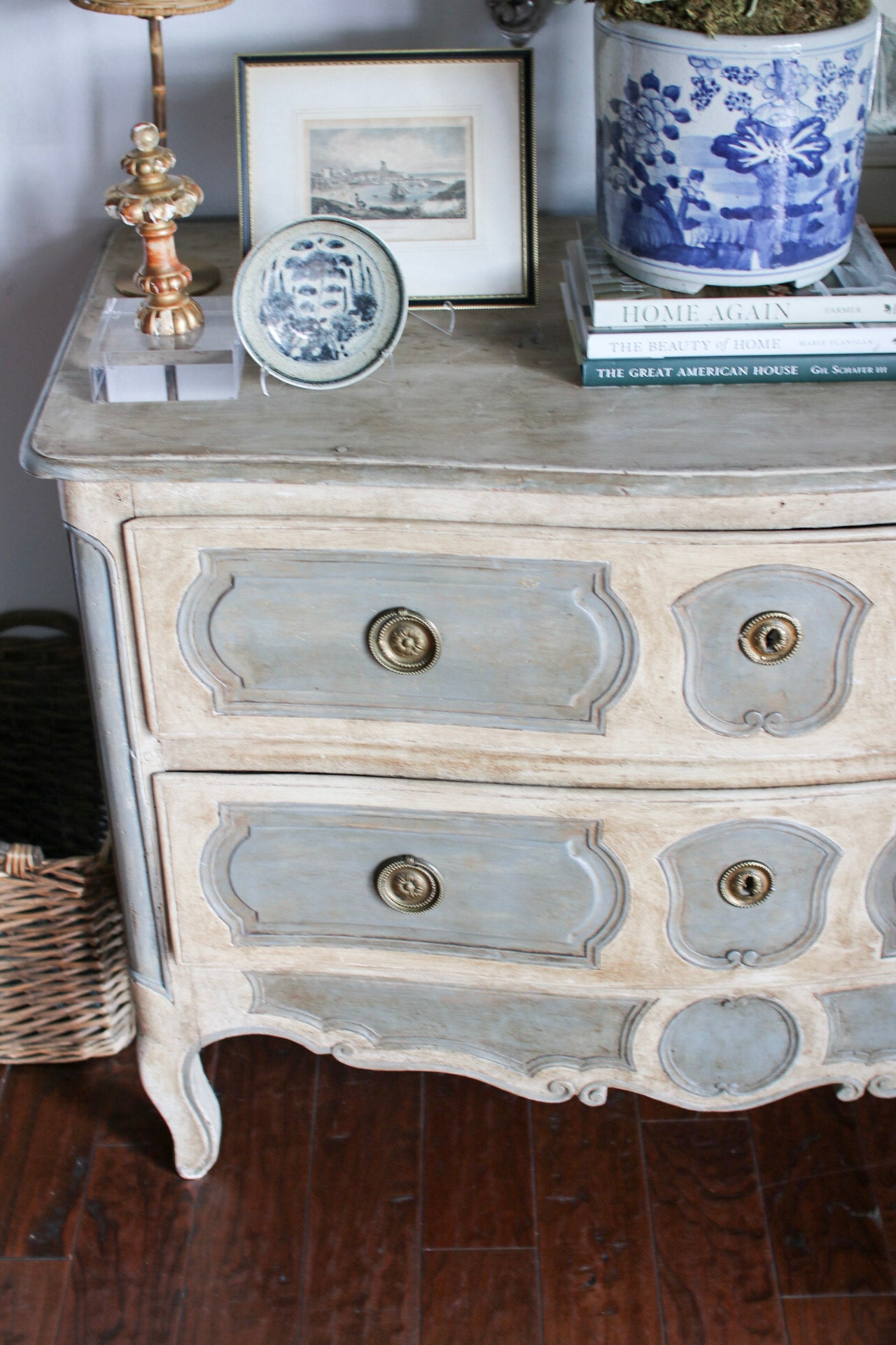 French Painted Regence Commode