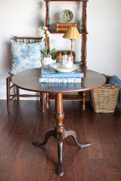 English Tripod Table: 18th Century