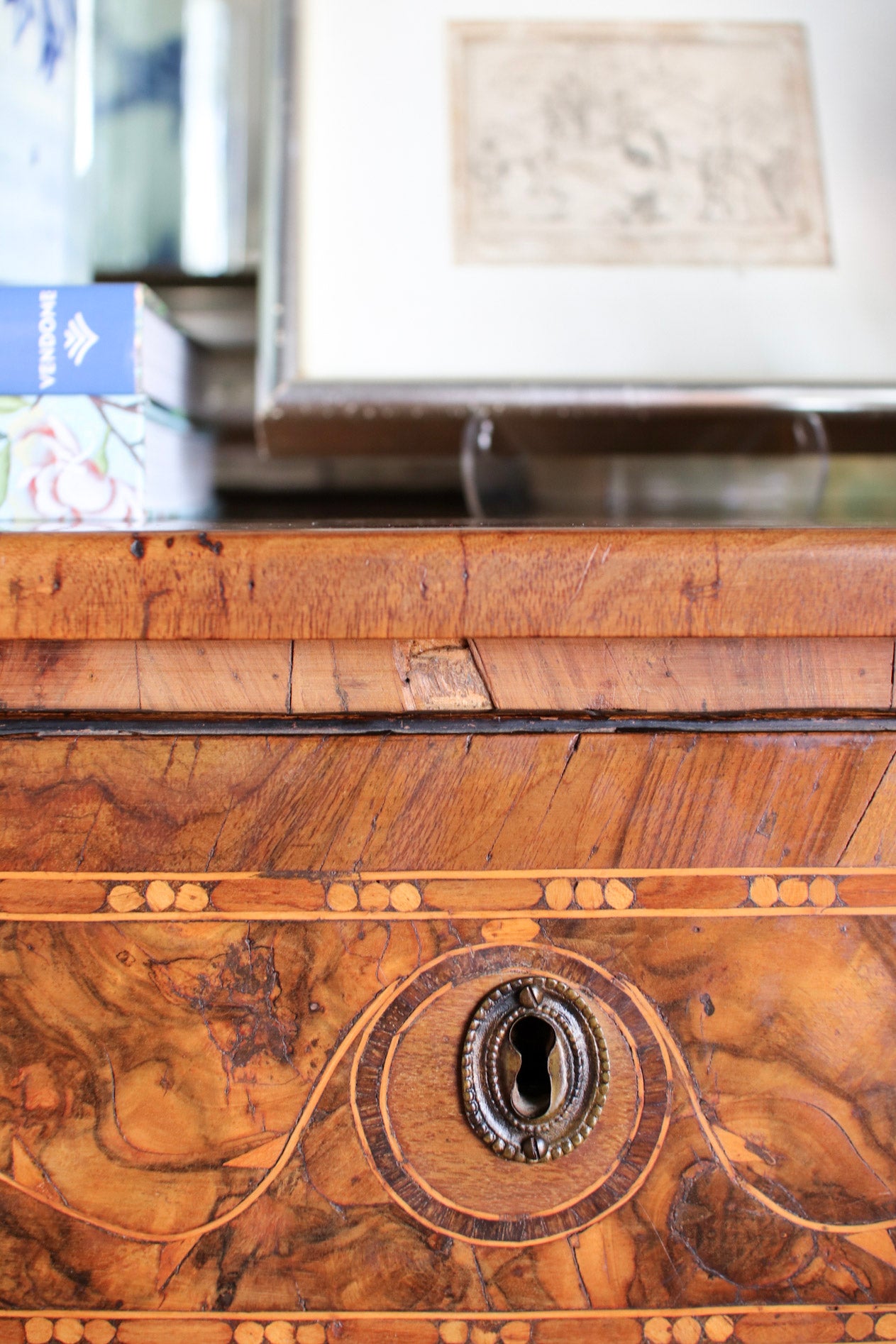 Italian Inlay Commode