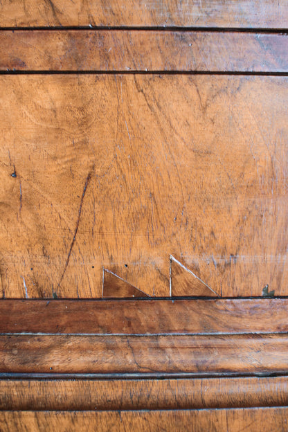 French Louis Philippe Grey Marble Top Commode