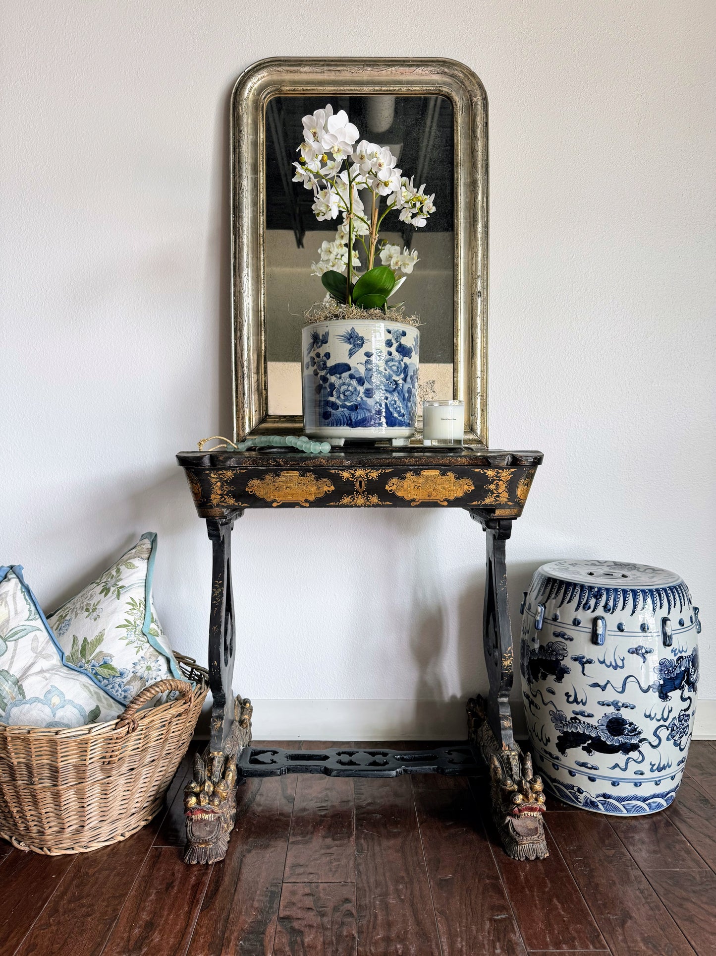 Antique Cantonese Sewing Table