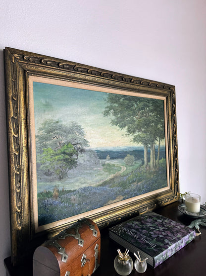 Signed Painting of Texas Bluebonnets