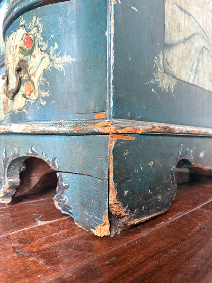 Antique Painted Austrian Alpine Commode