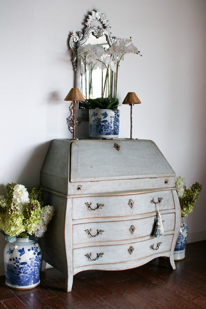 Antique Swedish Drop Front Secretary