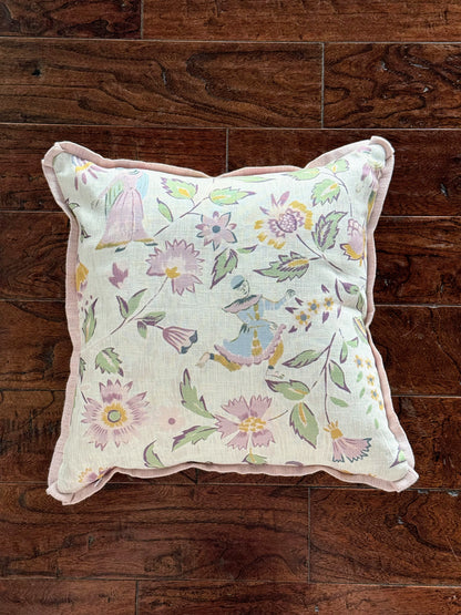 Custom Pillow: 18x18 Pink Chinoiserie