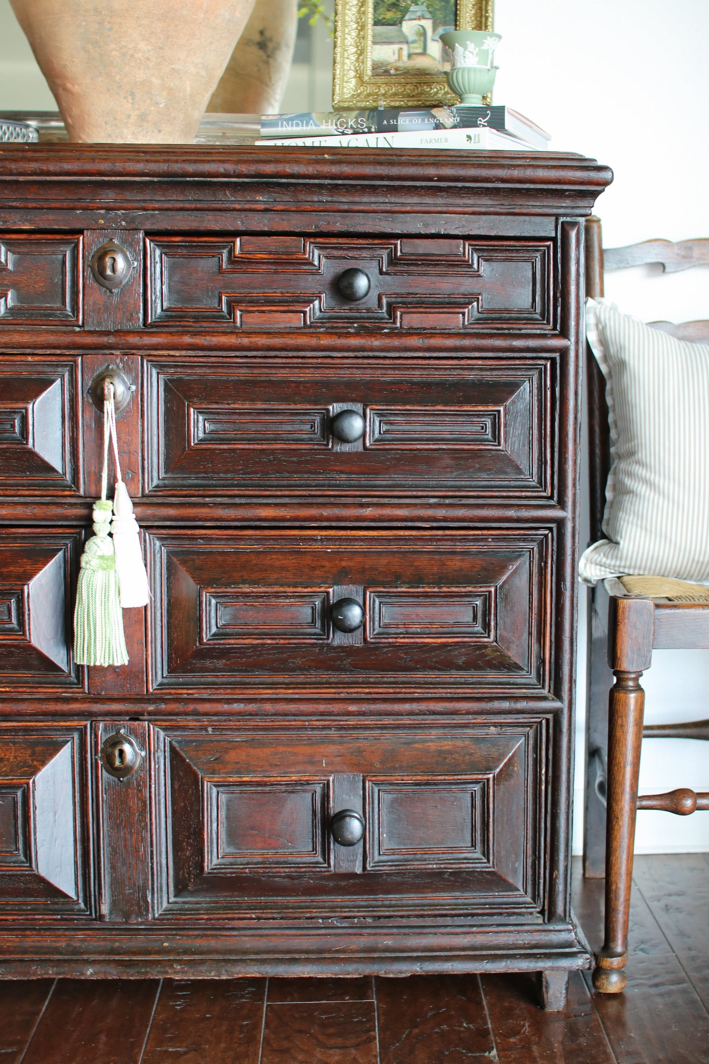 Antique English Jacobean Chest