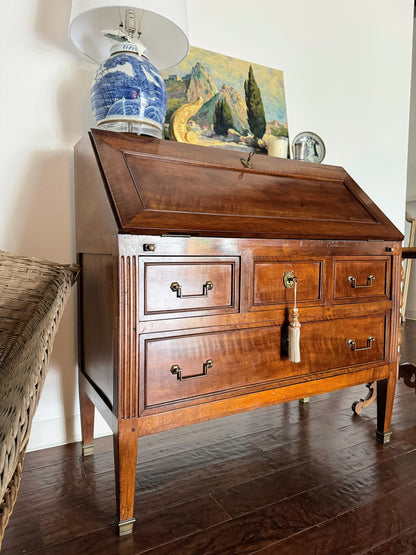 French Louis XVI Style Drop Front Secretary