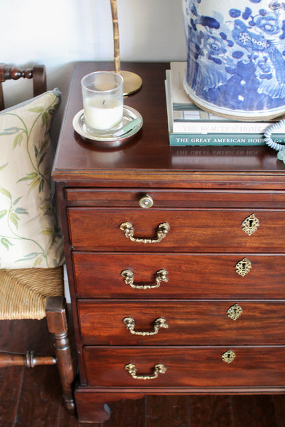 English Mahogany George III Chest