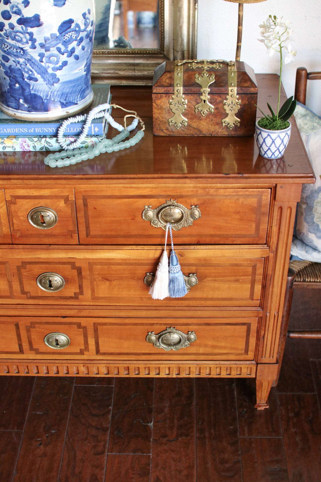 Louis XVI Commode with Ornate Pulls