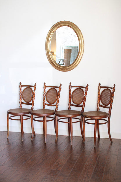 Set of Four Italian Chairs