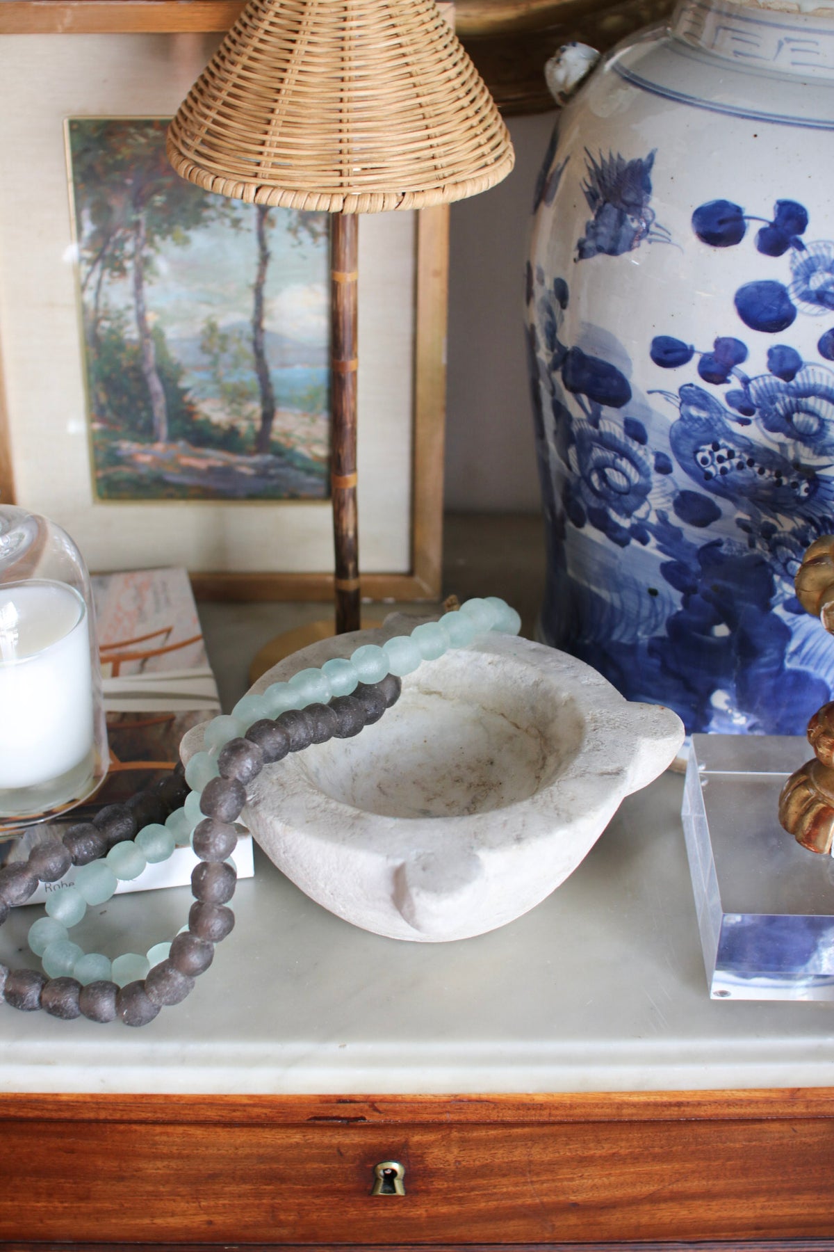 Italian Marble Mortar