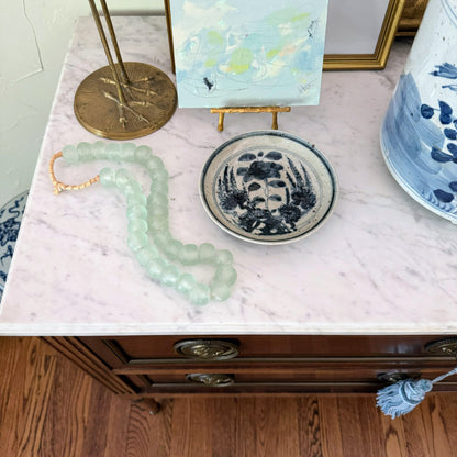 Floral Blue & White Dish