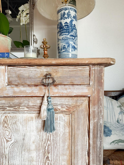 Bleached White Washed French Buffet