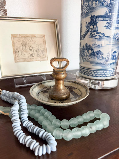 English Brass Paperweight