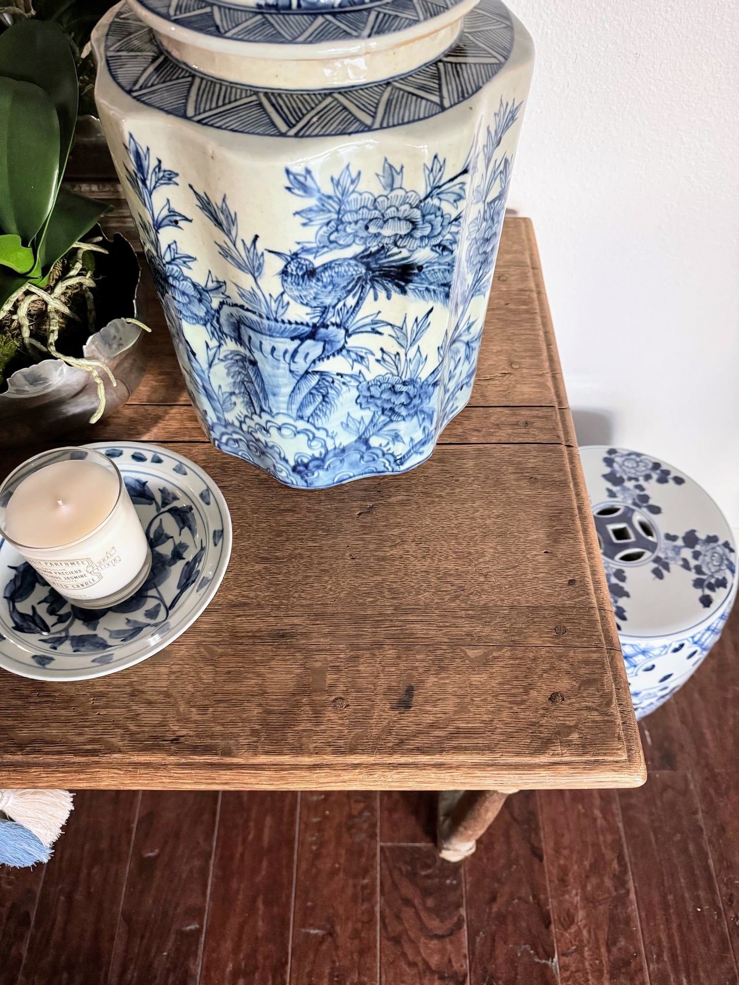 Antique Bleached French Side Table
