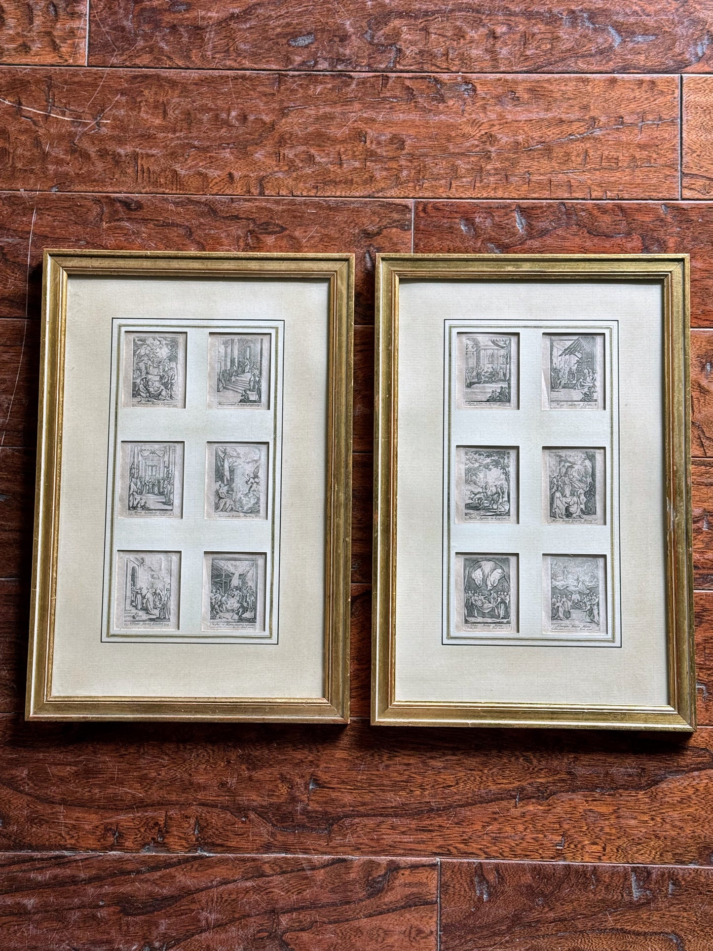 Pair of Small French Prints