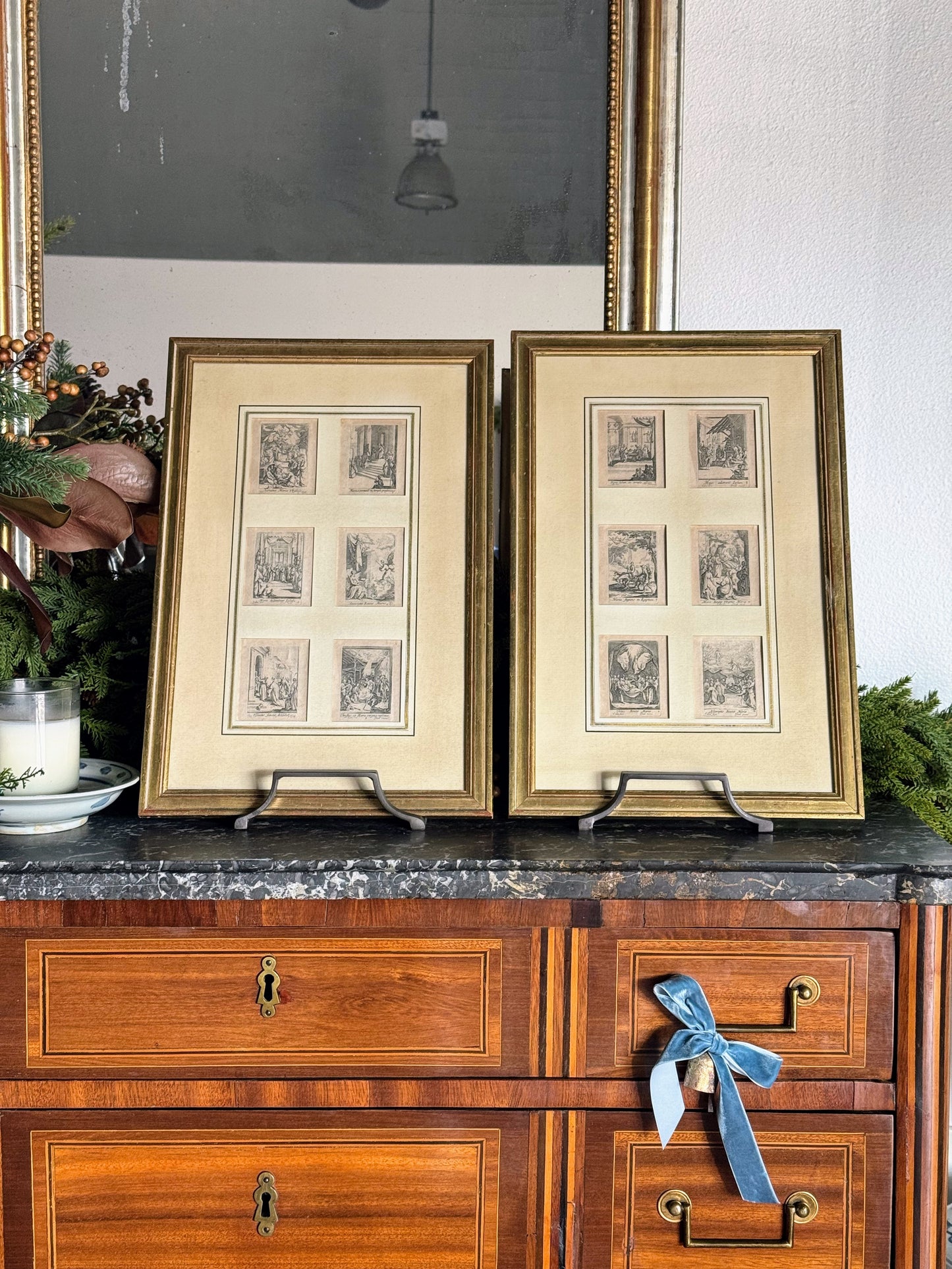 Pair of Small French Prints