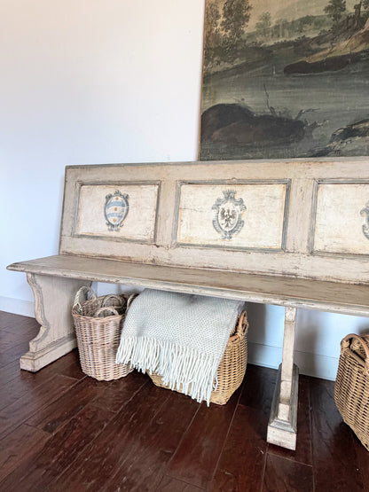 Italian Painted Bench