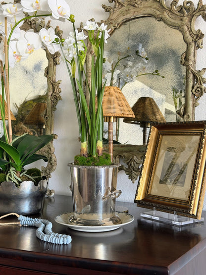 English Silver Wine Cooler