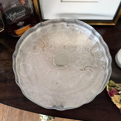 English Silver Tray