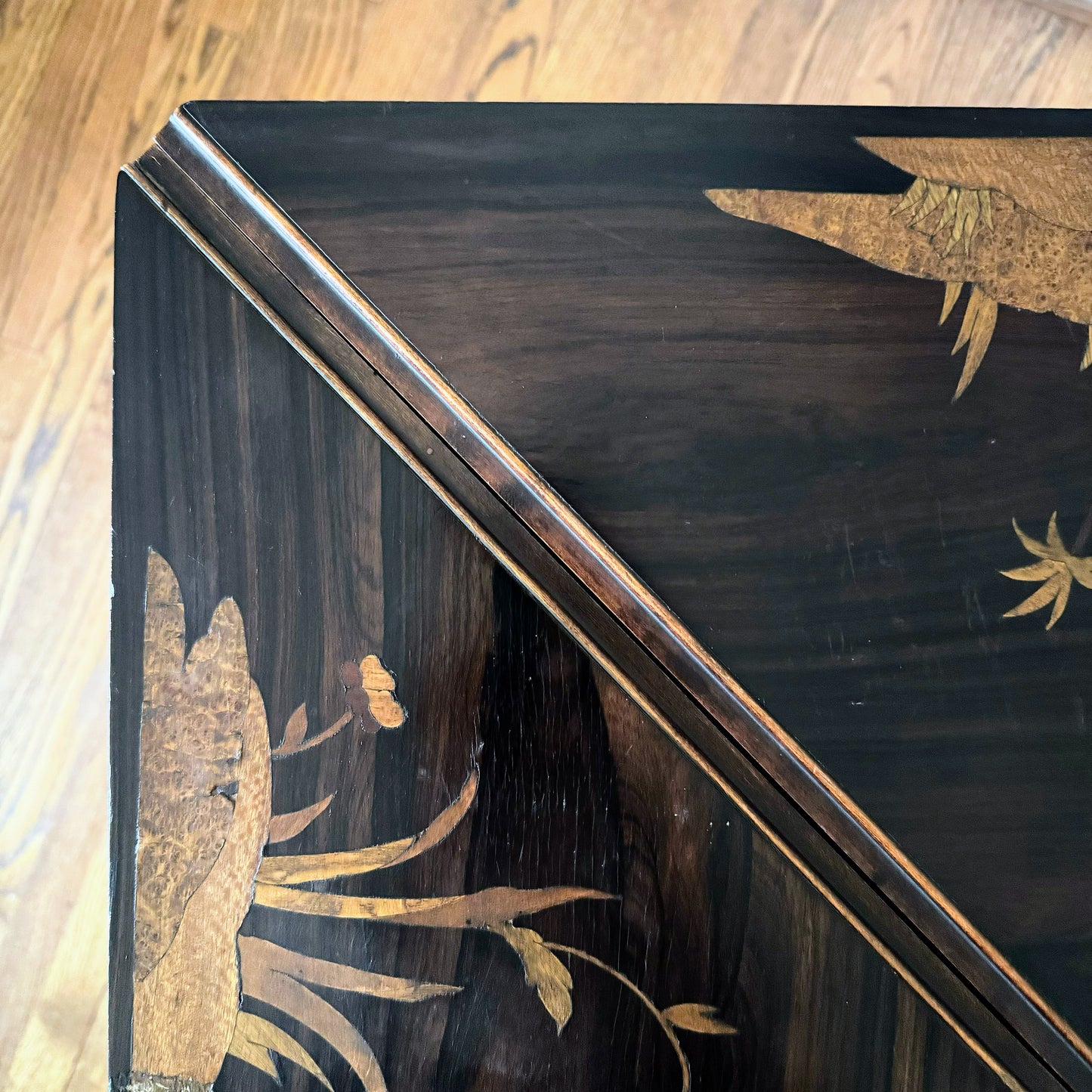 French Inlaid Envelope Game Table