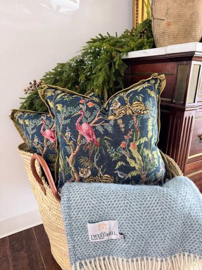 Custom Pillow: 18x18 Made in the UK Jungle Tapestry