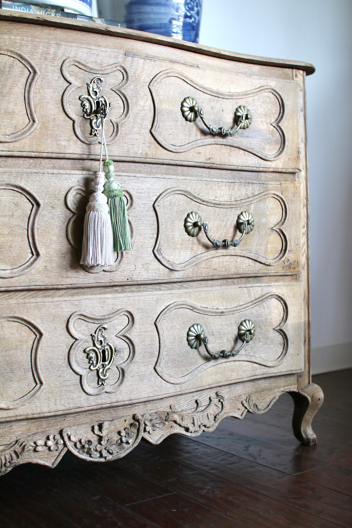 Antique Bleached Belgian Commode