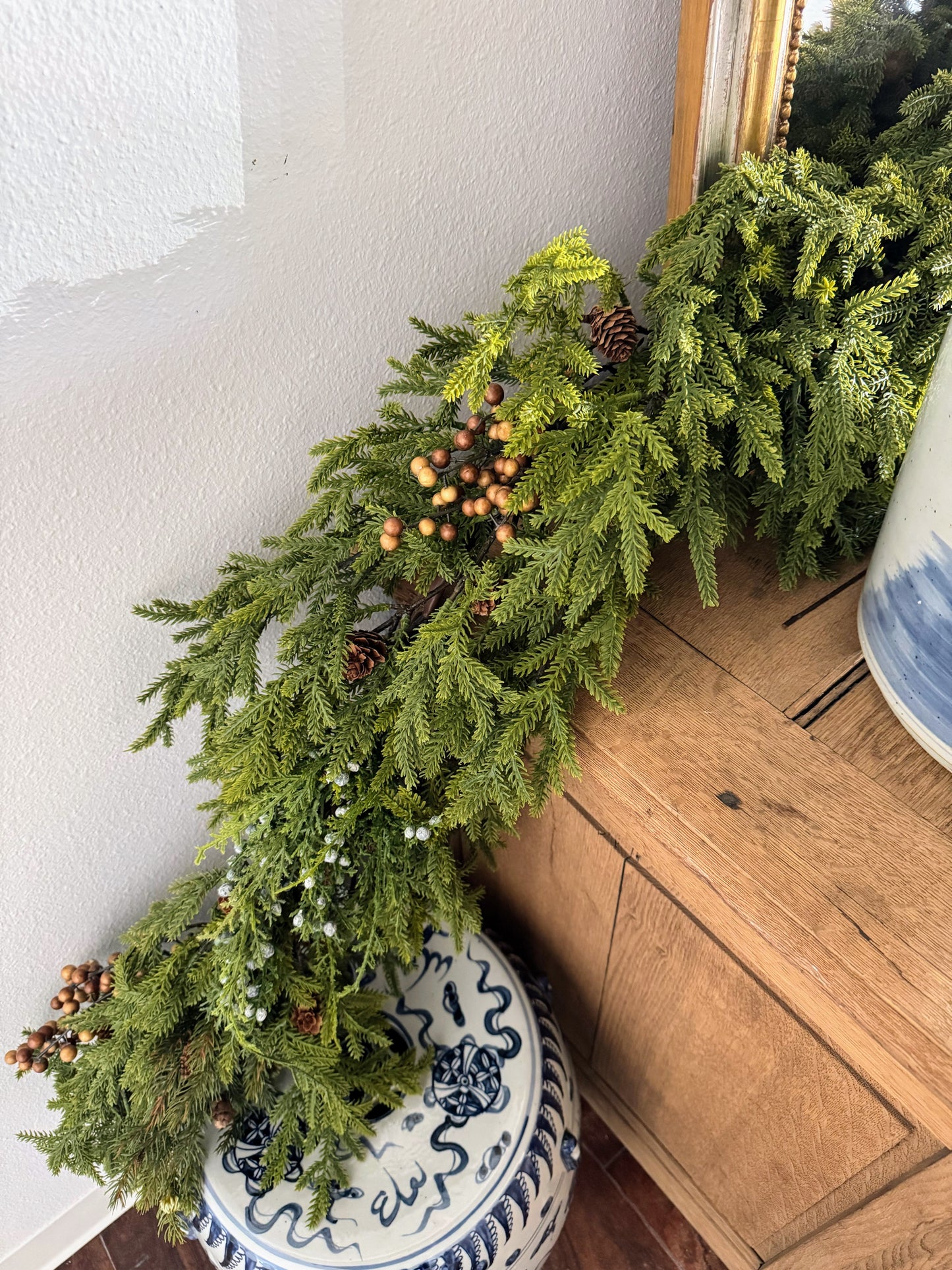 Custom Handmade Pine & Juniper Berry Garland