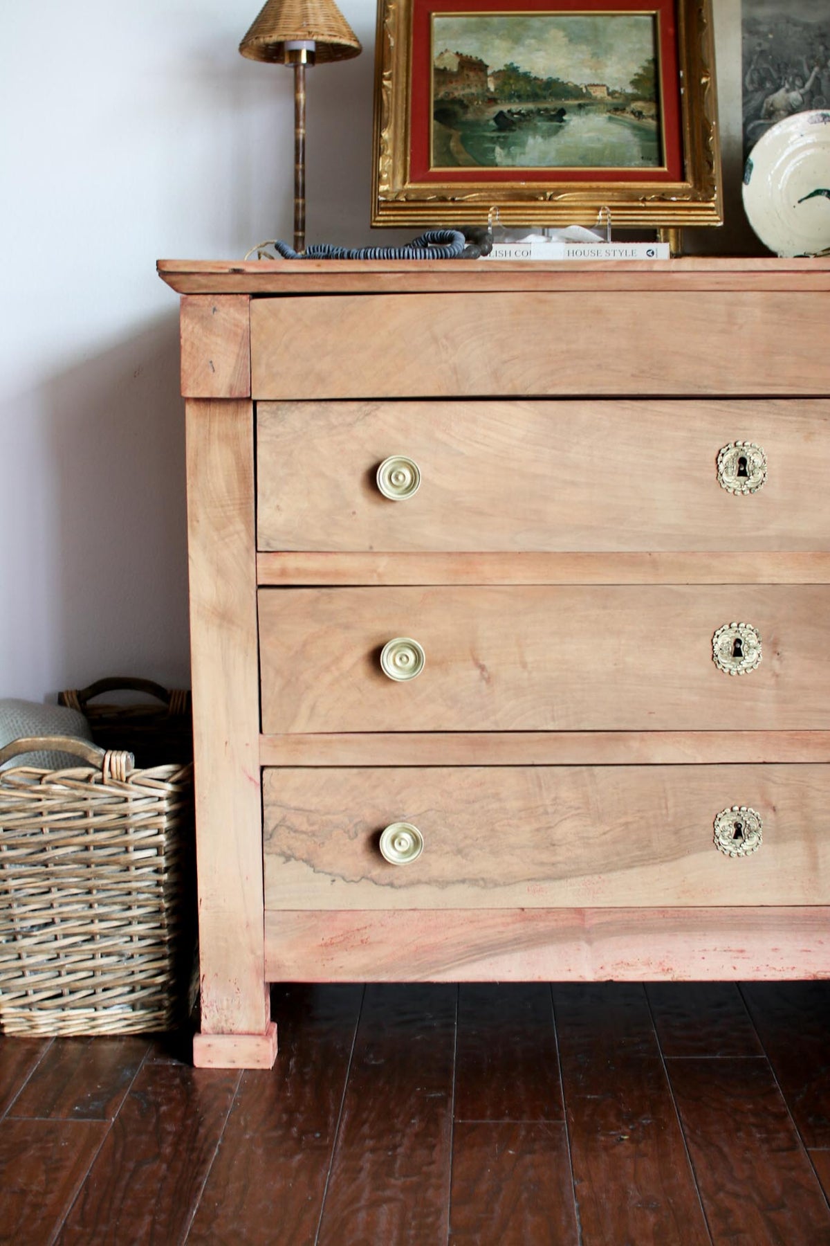 French Empire Bleached Commode